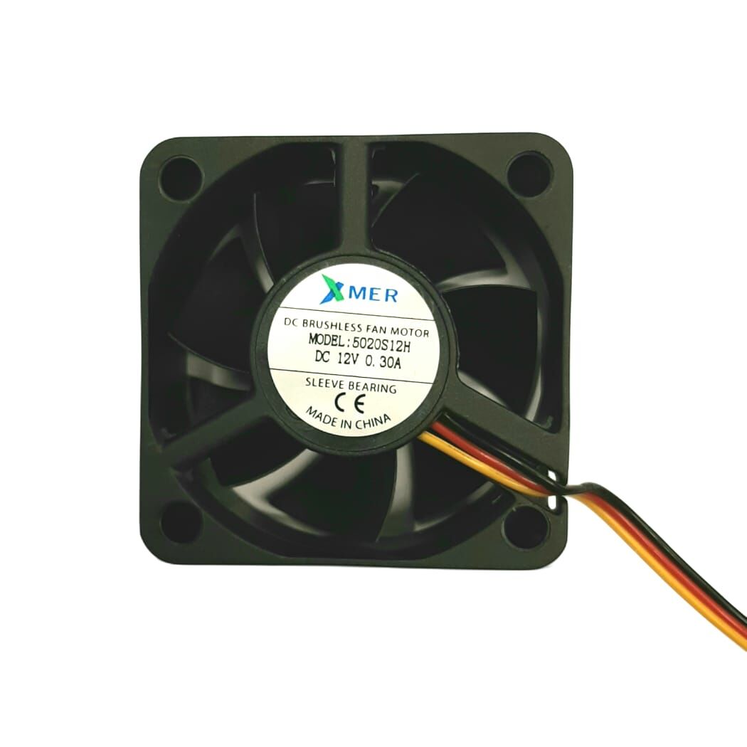 50X50X20mm 12V 0.30A 3P 6000Rpm Xmer Fan