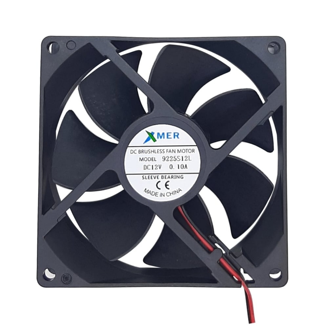 92X92X25mm 12V 0.12A 2P 2400Rpm Xmer Fan