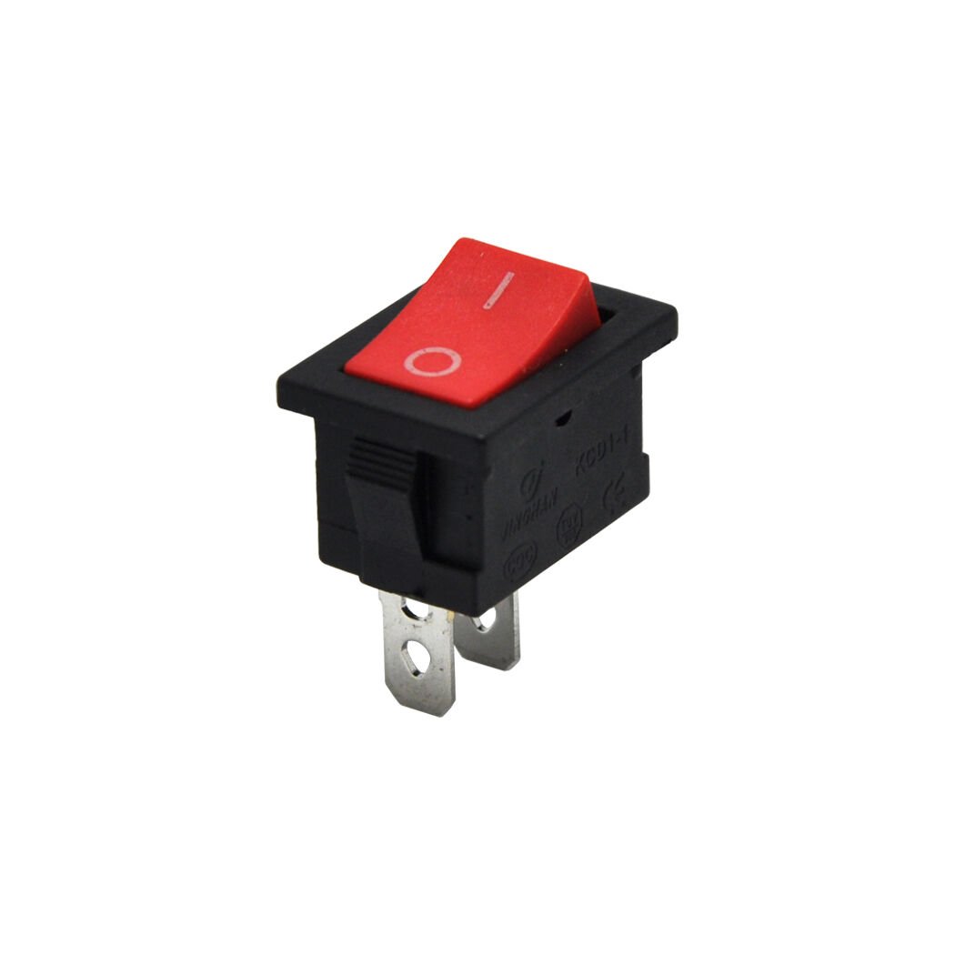 Mini Anahtar Kırmızı On-Off 2P AF120A