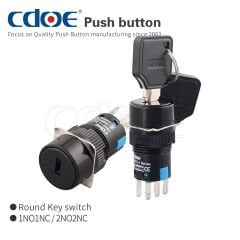 16mm Plastik Key Buton 0-1 6P CD-AY-22Y/21