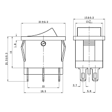 Mini Anahtar Siyah On-Off-On 6Pin AF123-6