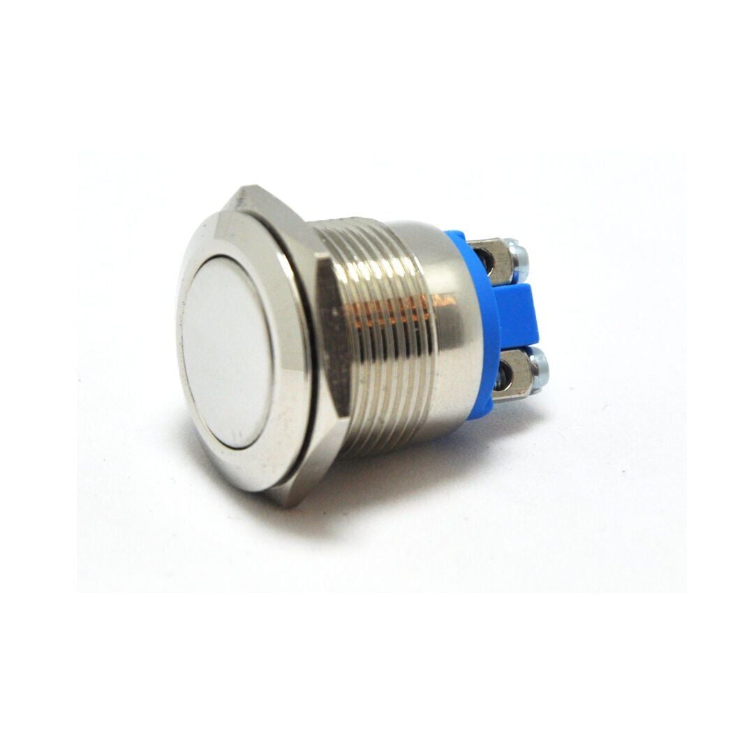 19mm Metal Buton Düz Kısa Gövde AF98K