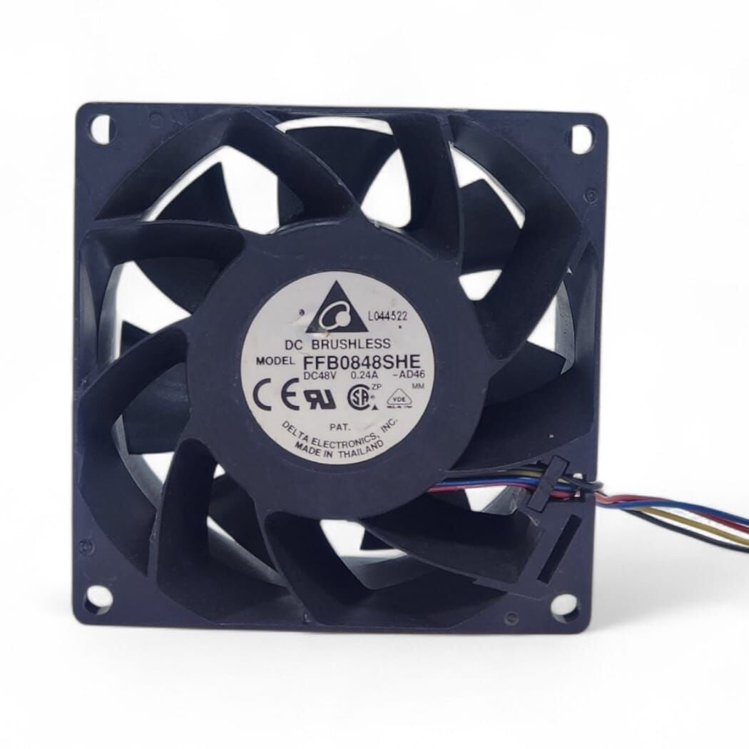 80x80x38mm 48V DC 0.24 DELTA Fan 4 Kablolu (Kullanılmış)