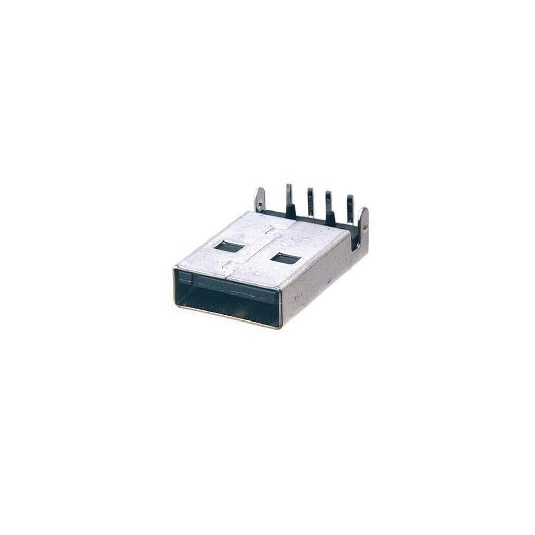 USB Soket A Tip Erkek 90'C AF264