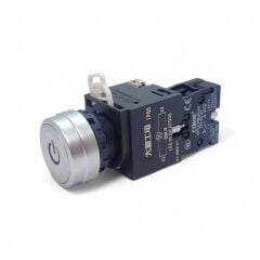 22mm Işıklı Kırmızı Sart Butonu NO KontakYaylı IP65