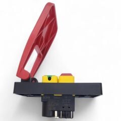 Zcd-02E 5Pin Sarı Elektromanyetik Buton Kapaklı