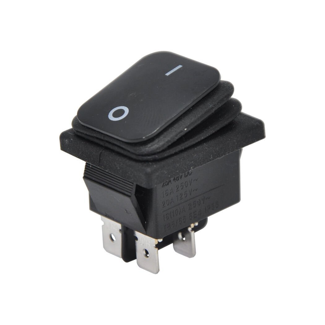 Geniş Anahtar Işıksız Körüklü On-Off 4Pin AF106W