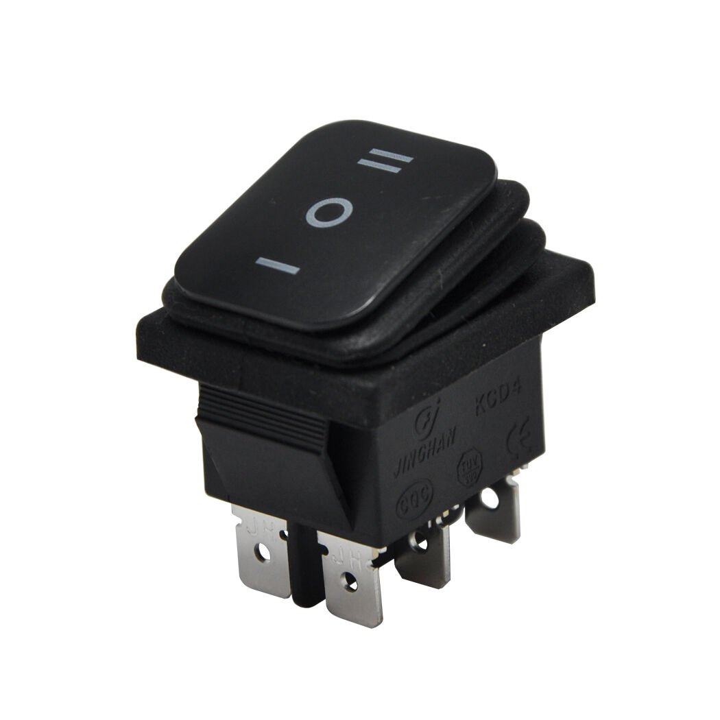 Geniş Anahtar Işıksız Körüklü On-Off-On 6Pin AF108W