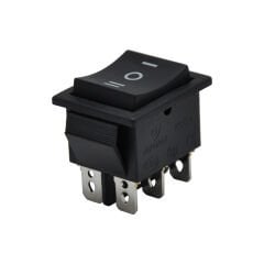 Geniş Anahtar Işıksız (Mom)-Off-(Mom) Yaylı 6Pin AF110