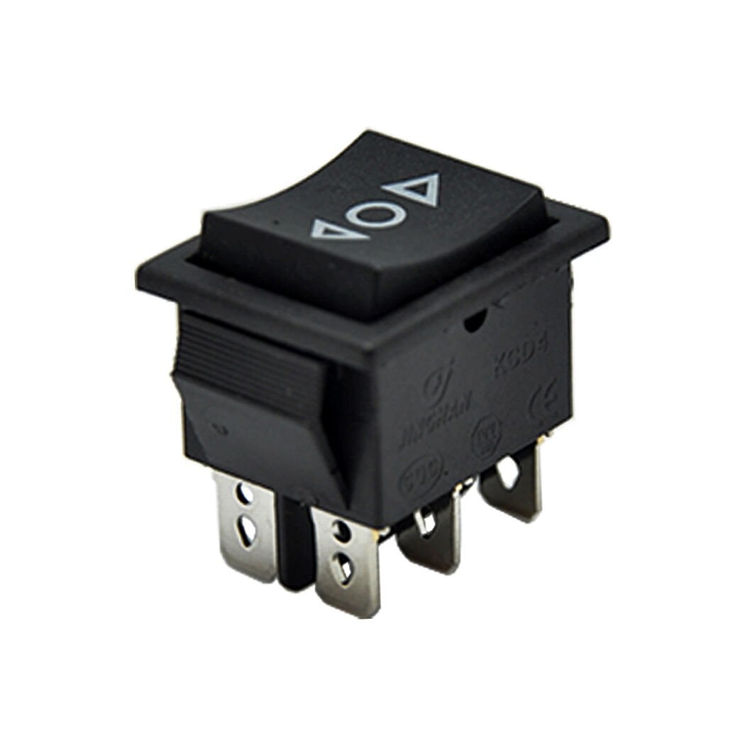 Geniş Anahtar Işıksız (Mom)-Off-(Mom) Yaylı 6Pin (ok sembol) AF111
