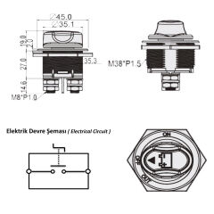 200A Akü Şalteri AF275C2
