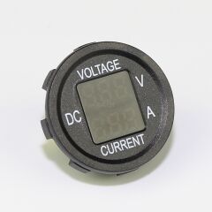 AF230F1 Dijital Voltmetre Ampermetre Mavi Ledli 12V 24V
