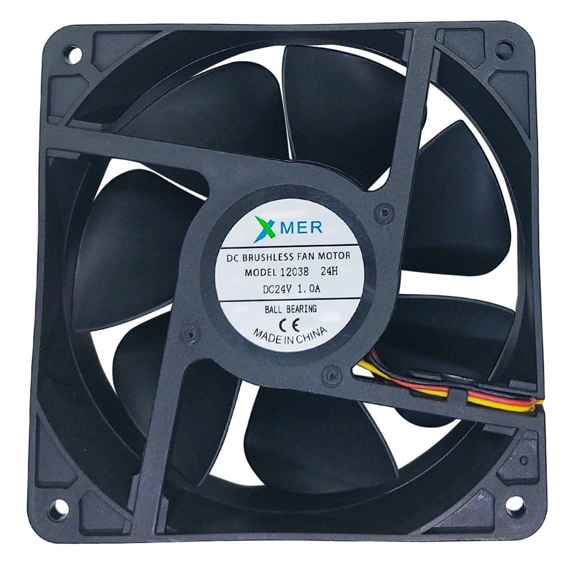 120X120X38mm Fan Rulmanlı 24V 1.0A 3P Xmer