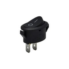 Oval Anahtar Işıksız Siyah On-Off 2Pin AF134C