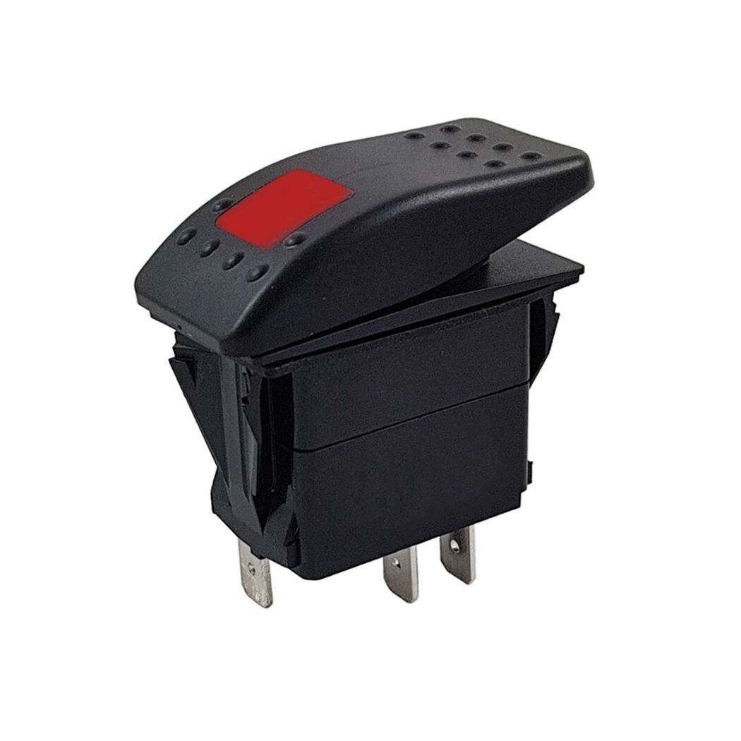 Marine Switch On-Off 12V LEDLİ 3Pin AF134M