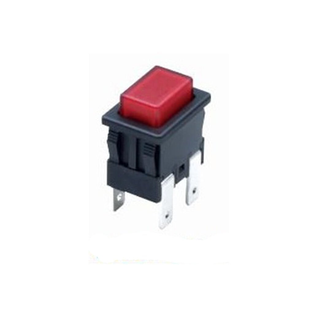 Süpürge Anahtarı Işıklı Kırmızı On-Off 4Pin AF180H
