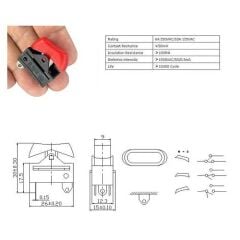 Saç Kurutma Anahtarı 0-1-2 Kırmızı AF209