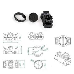 Abajur Anahtarı On-Off OJ-336 AF192C