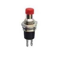 7mm Buton Diyafon Mini Kırmızı AF177