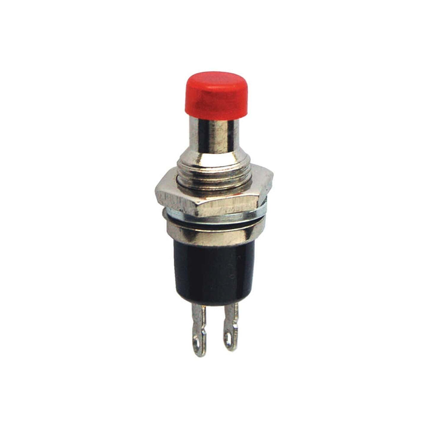 7mm Buton Diyafon Mini Kırmızı AF177