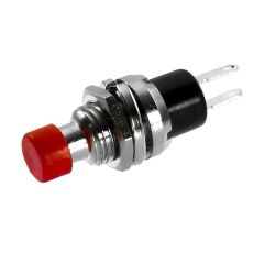 7mm Buton Diyafon Mini Kırmızı AF177