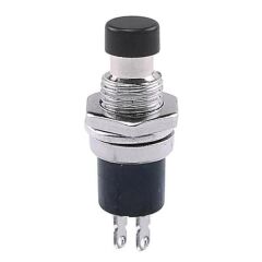 7mm Buton Diyafon Mini Siyah AF177