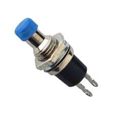 7mm Buton Diyafon Mini Mavi AF177