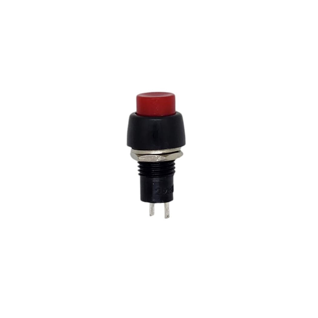 10mm Buton Plastik Yaylı PBS20B Kırmızı AF191