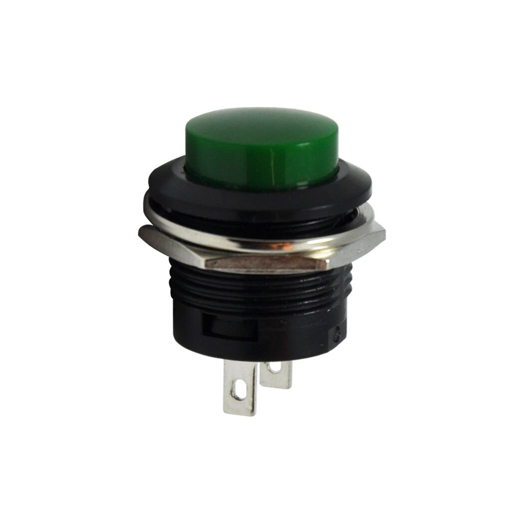 16mm Buton Plastik Yeşil AF180A