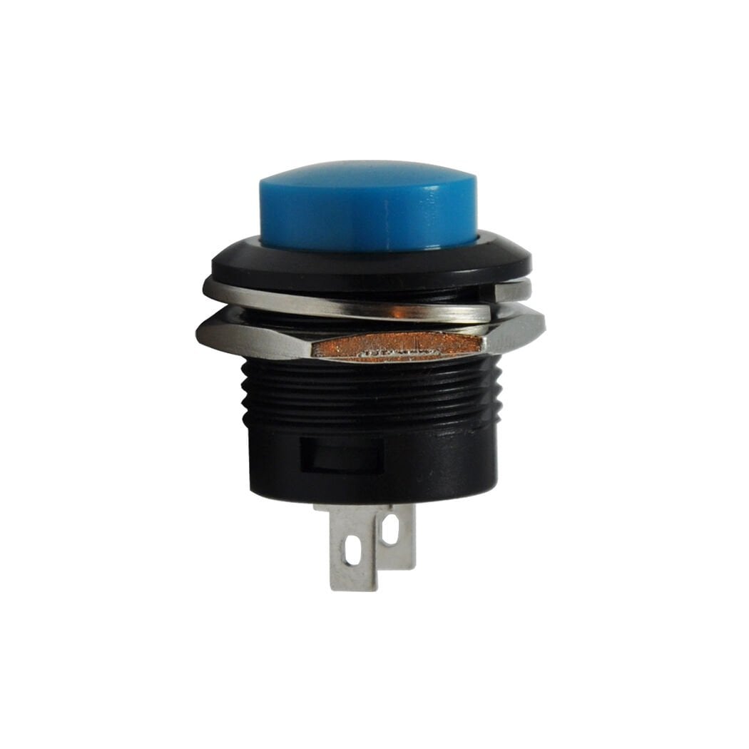 16mm Buton Plastik Mavi AF180A