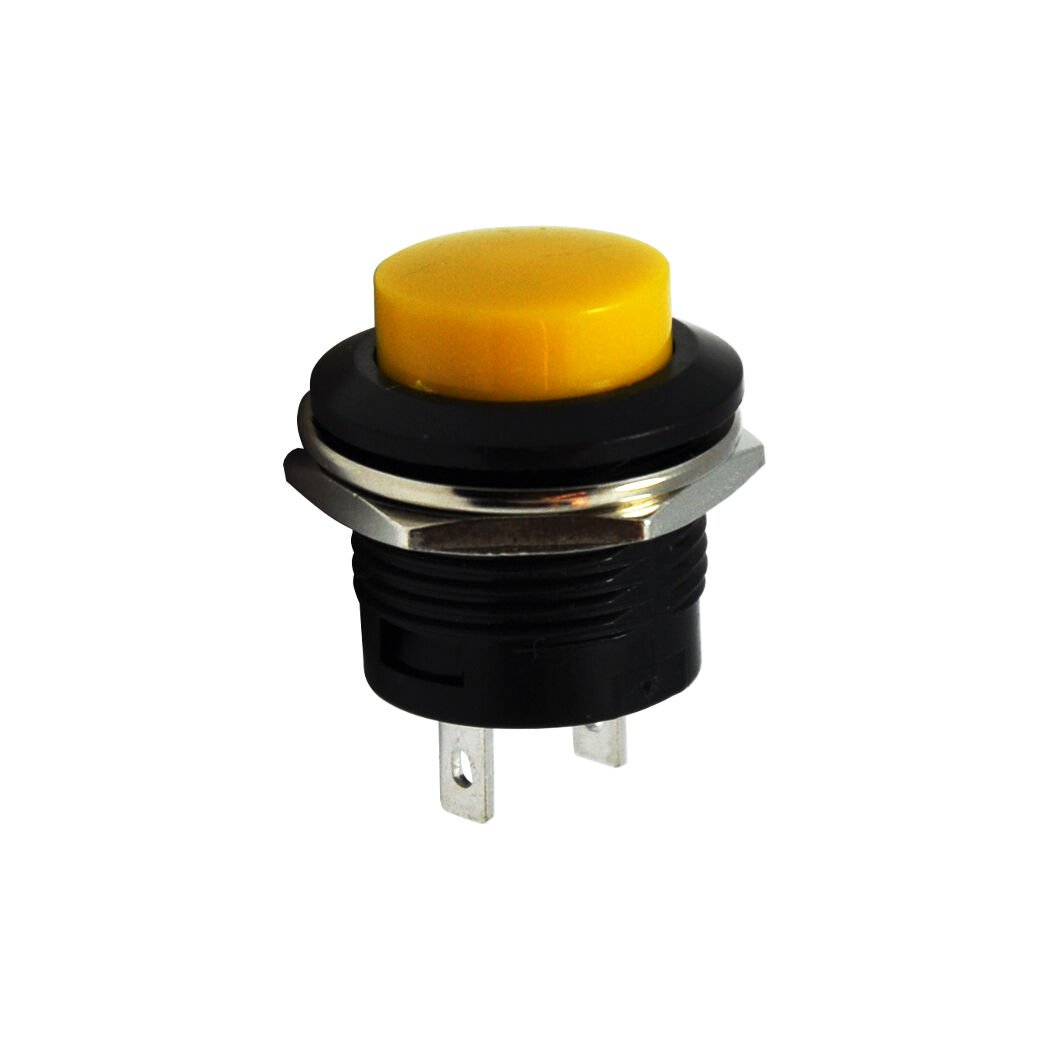 16mm Buton Plastik Sarı AF180A