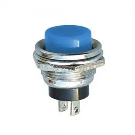 16mm Buton Metal Mavi AF180