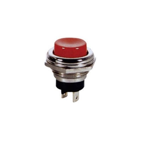 16mm Buton Metal Ters Kontak (NK) Kırmızı AF180T