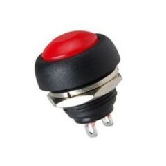 12mm Plastik Buton PBS33B Kırmızı AF184