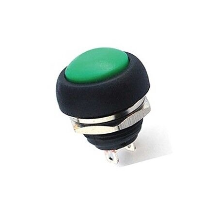 12mm Plastik Buton PBS33B Yeşil AF184