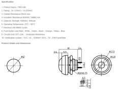 12mm Plastik Buton PBS33B Yeşil AF184