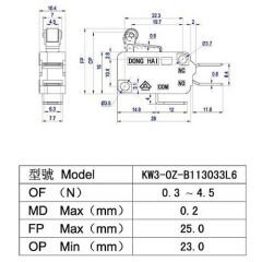 Micro Swıtch Yeşil Kısa Makara 16A (Pin 6.3Mm) Af176C