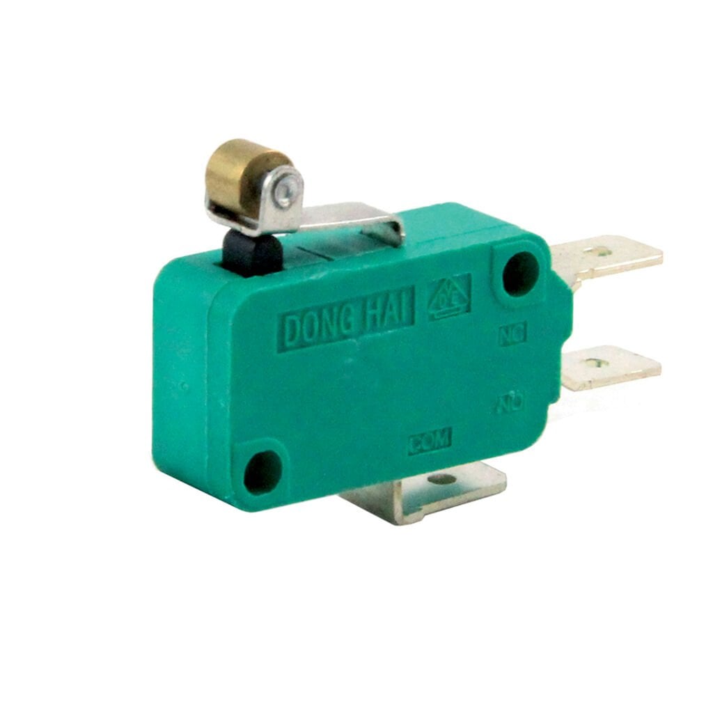 Micro Swıtch Yeşil Kısa Makara 16A (Pin 6.3Mm) Af176C