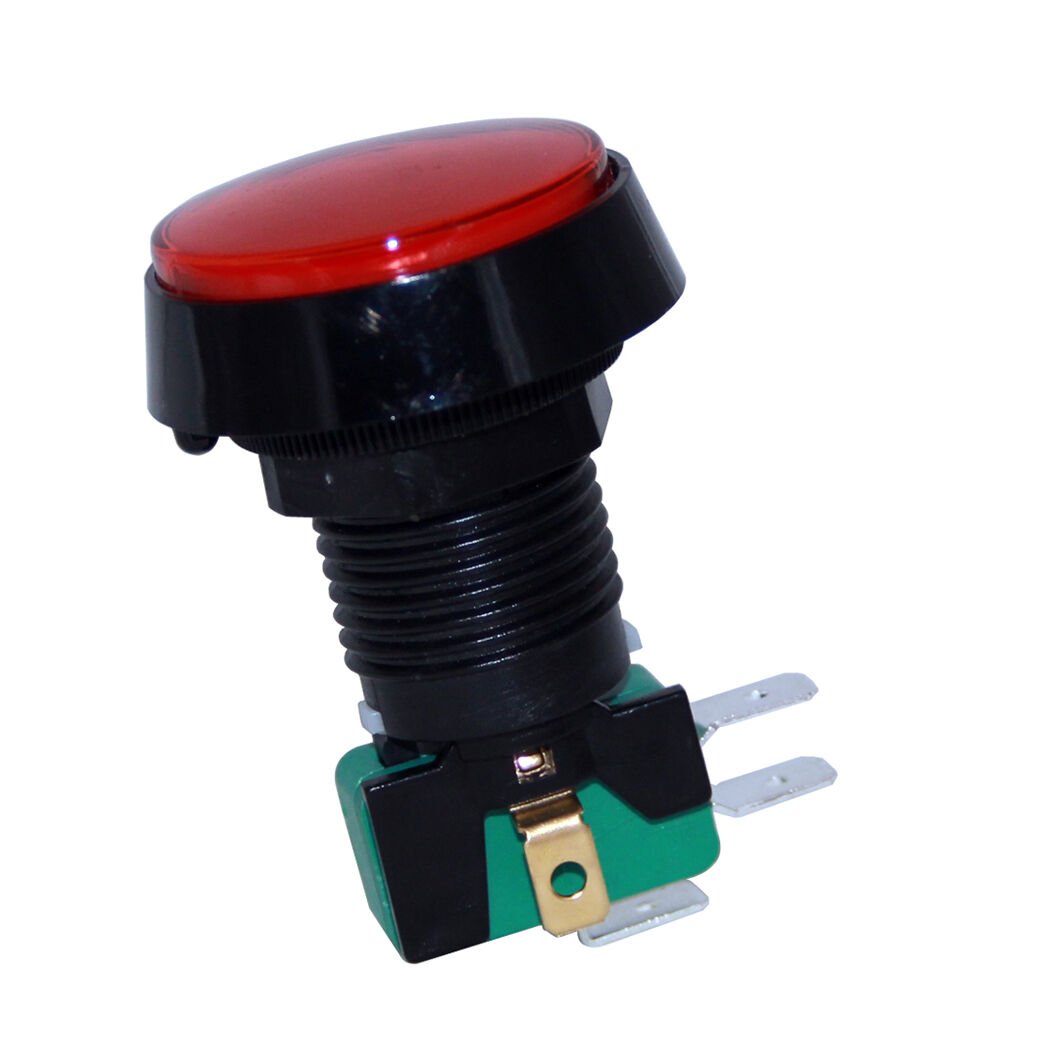 Atari Butonu Ledli Kırmızı 43Mm Af180J