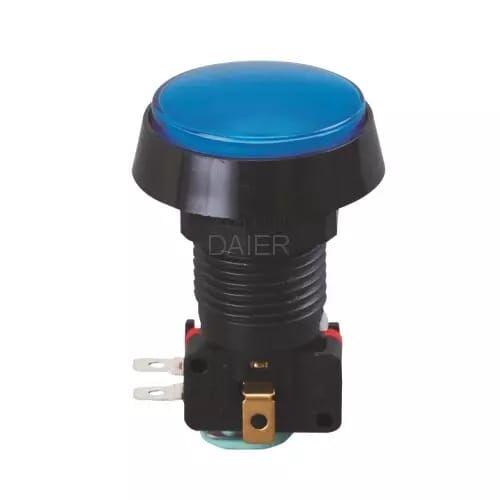 Atari Butonu Ledli Mavi 43Mm Af180J