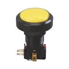 Atari Butonu Ledli Sarı 43Mm Af180J