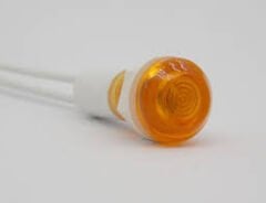 Af227, 10Mm Kablolu Sinyal Lambası Plastik Sarı 220V