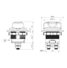 100A Akü Şalteri AF275C