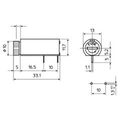 Sigorta Yuvası 5X20 90'C Pcb Af235B