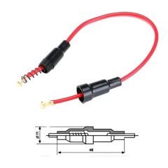 Fuse 5X20 Kablolu Siyah Af237