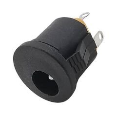 Dc Jack 2.1Mm Yuvarlak Geçmeli Af257B