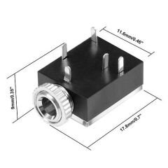 3,5Mm Stereo Şase Somunlu Af259