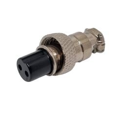 12mm Mic Fiş Seyyar 2P  Af261M-12