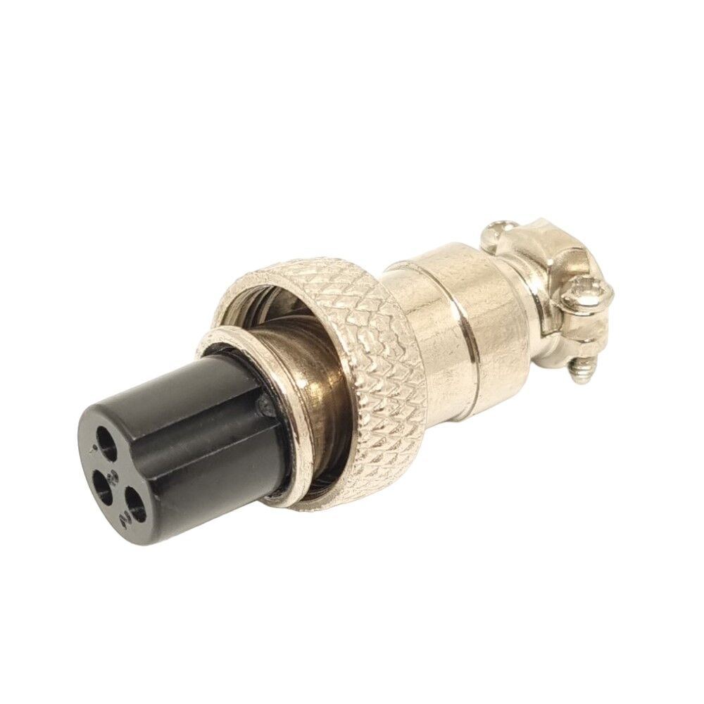12mm Mic Fiş Seyyar 3P Af261M-12