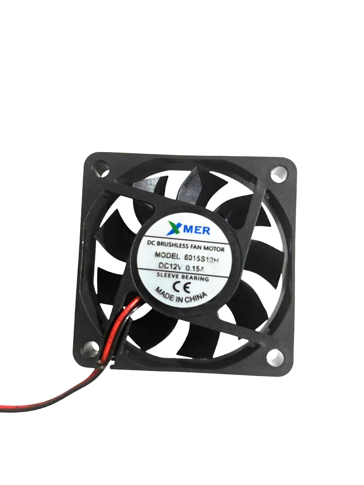 60X60X15mm 12V 0.15A 2P 4500Rpm Xmer Fan